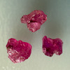 Natural Ruby Uncut Earth mined Rough Super High Grade 5.8 Carats 3 Pcs Carmine Color Kenya Mines Raw Gemstone Jewelry Making