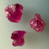 Natural Ruby Uncut Earth mined Rough Super High Grade 5.8 Carats 3 Pcs Carmine Color Kenya Mines Raw Gemstone Jewelry Making