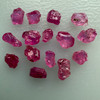 Natural Ruby Uncut Earth mined Rough Unheated 13.7 Carats 15 Pcs Carmine Color Kenya Mines Raw Gemstone Jewelry Making