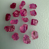 Natural Ruby Uncut Earth mined Rough Super High Grade 13.7 Carats 15 Pcs Carmine Color Kenya Mines Raw Gemstone Jewelry Making