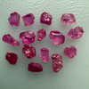 Natural Ruby Uncut Earth mined Rough Super High Grade 13.7 Carats 15 Pcs Carmine Color Kenya Mines Raw Gemstone Jewelry Making