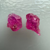 Natural Ruby Uncut Earth mined Rough Super High Grade 2.75 Carats 2 Pcs Carmine Color Kenya Mines Raw Gemstone July Birthstone