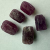 Natural Ruby Uncut Earth mined Rough Super High Grade 18.65 Carats 5 Pcs Merlot Color Guinea Mines Raw Gemstone July Birthstone