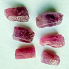 Natural Ruby Uncut Earth mined Rough Unheated 24 Carats 6 Pcs Pink Color Guinea Mines Raw Gemstone July Birthstone