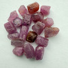 Natural Ruby Uncut Earth mined Rough Super High Grade 48.6 Carats 19 Pcs Merlot Color Guinea Mines Raw Gemstone July Birthstone