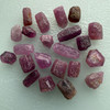 Natural Ruby Uncut Earth mined Rough Super High Grade 44.05 Carats 22 Pcs Merlot Color Guinea Mines Raw Gemstone Jewelry Making