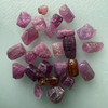 Natural Ruby Uncut Earth mined Rough 47.4 Carats 25 Pcs Unheated Pink Color Guinea Mines Raw Gemstone July Birthstone