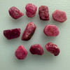 Natural Ruby Uncut Earth mined Rough 34.4 Carats 10 Pcs Super High Grade Hot Pink Color Mozambique Mines Raw Gemstone July Birthstone