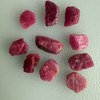 Natural Ruby Uncut Earth mined Rough 34.4 Carats 10 Pcs Super High Grade Hot Pink Color Mozambique Mines Raw Gemstone July Birthstone