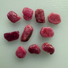 Natural Ruby Uncut Earth mined Rough 34.4 Carats 10 Pcs Super High Grade Hot Pink Color Mozambique Mines Raw Gemstone July Birthstone