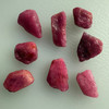 Natural Ruby Uncut Earth mined Rough 45.2 Carats 8 Pcs Super High Grade Hot Pink Color Mozambique Mines Raw Gemstone July Birthstone