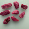 Natural Ruby Uncut Earth mined Rough 41.8 Carats 8 Pcs Unheated Hot Pink Color Mozambique Mines Raw Gemstone July Birthstone