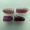 Natural Ruby Uncut Earth mined Rough 15.5 Carats 4 Pcs Super High Grade Carmine Color Madagascar Mines Raw Gemstone July Birthstone