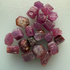 Natural Ruby Uncut Earth mined Rough High Grade 66.55 Carats 22 Pcs Hot Pink Color Guinea Mines Raw Gemstone Jewelry Making