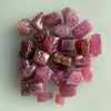 Natural Ruby Uncut Earth mined Rough High Grade 86.25 Carats 25 Pcs Hot Pink Color Guinea Mines Healing Chakra Energy Raw Gemstone