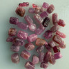 Natural Ruby Uncut Earth mined Rough High Grade 103.3 Carats 42 Pcs Hot Pink Color Guinea Mines Raw Gemstone Wire Wrapping