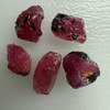 Natural Ruby Uncut Earth mined Rough Unheated 17.80 Carats 5 Pcs Tanzania Mines Raw Gemstone July Birthstone