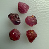 Natural Ruby Uncut Earth mined Unheated Rough 13.1 Carats 5 Pcs Tanzania Mines Raw Gemstone July Birthstone