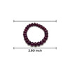 Elegance Natural Ruby Bracelet 8-10mm Rondelle Plain VVS Clarity Crimson Color Unisex July Birthstone Gemstone Jewelry Protects Against Negativity & Fear