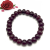 Natural Ruby Stretch Bracelet | Smooth 10-11mm Rondelle | 24 Pcs 206 Carats | Scarlet Red VVS Clarity | Gemstone Beads Wrist Jewelry