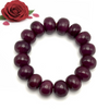 Handmade Natural Ruby 412 Carats Bracelet | 14-15mm Rondelle Beads 16 Pcs Smooth | Crimson Red VVS Clarity | High Value Gemstone Jewelry