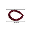 Precious Natural Ruby Bracelet 7-8mm Rondelle Plain VVS Clarity Burgundy Color Unisex July Birthstone Gemstone Jewelry Strengthens Love, Passion & Emotional Warmth