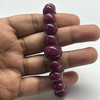 Natural Ruby Bracelet 9-11mm Rondelle Plain VVS Clarity Burgundy Color Unisex July Birthstone Gemstone Jewelry Protects Against Negativity & Fear