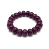 Timeless Natural Ruby Bracelet 11-12mm Rondelle Plain VVS Clarity Burgundy Color Unisex July Birthstone Adjustable Gemstone Jewelry Attracts Success & Recognition