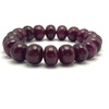 Exquisite Natural Ruby Bracelet 12-13mm Rondelle Plain VVS Clarity Crimson Color Unisex July Birthstone Gemstone Jewelry For Love, Attraction & Motivation