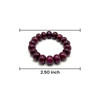 Authentic Natural Ruby Bracelet 12-13mm Rondelle Plain VVS Clarity Scarlet Color Unisex July Birthstone Gemstone Jewelry Improves Focus & Self-ConfidenceAuthentic Natural Ruby Bracelet 12-13mm Rondelle Plain VVS Clarity Scarlet Color Unisex July Birthstone Gemstone Jewelry Improves Focus & Self-Confidence