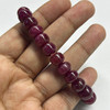Natural Ruby Bracelet 9-10mm Rondelle Smooth VVS Clarity Crimson Color Unisex July Birthstone Gemstone Jewelry For Power, Passion & Vitality