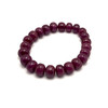 Authentic Natural Ruby Bracelet 9-11mm Rondelle Smooth VVS Clarity Burgundy Color Unisex July Birthstone Gemstone Jewelry Boosts Energy & Motivation