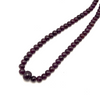 Natural Polished Ruby Necklace | 7–13mm Smooth Rondelle Beads 81 Pcs 405 Carats | Deep Burgundy Red VS Clarity | 22 Inch Elegant Gemstone Jewelry