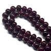 Crimson Red Ruby Necklace | 10–11mm Smooth Rondelle Beads 74 Pcs 772 Carats | VVS Clarity | 27 Inch Fine Gemstone Jewelry