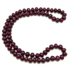 Natural Fine Ruby Necklace | 11–12mm Smooth Rondelle Beads 74 Pcs 853 Carats | Scarlet Red VVS Clarity | 27 Inch Premium Gemstone Jewelry