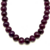 Natural Pure Ruby Necklace | 11–14mm Rondelle Smooth Beads 54 Pcs 912 Carats | Crimson Red VVS Clarity | 22.4 Inch Luxury Precious Gemstone Jewelry