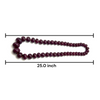 Premium-Grade Natural Ruby Necklace | 16–23mm Smooth Rondelle Beads 45 Pieces 2100 Carats | Crimson Red VVS Quality | 25 Inch Elegant Gemstone Jewelry