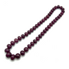 Precious Natural Ruby Necklace | 15–21mm Rondelle Smooth Beads 46 Pcs 2033 Carats | Crimson Red VVS Clarity | 24.4 Inch Premium Gemstone Jewelry
