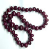 Precious Natural Ruby Necklace | 15–21mm Rondelle Smooth Beads 46 Pcs 2033 Carats | Crimson Red VVS Clarity | 24.4 Inch Premium Gemstone Jewelry