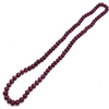 High Quality Natural Ruby Necklace | 9–10mm Smooth Rondelle Beads 87 Pcs 620 Carats | Crimson Red VVS Clarity | 26.4 Inch Fine Precious Gemstone Jewelry