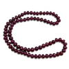 Mine-Sourced Natural Ruby Necklace | 9–11mm Smooth Rondelle Beads 80 Pcs 739 Carats | Rich Crimson Red VVS Clarity | 27 Inch Premium Gem Jewelry