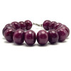 Natural Ruby Bracelet 12-16mm Rondelle Plain Smooth Cut 305 Carats Handmade Powerful July Birthstone Gemstone Jewelry Known for Prosperity Protection Passion and Life-Force Enhancement