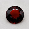 Natural Spessartite Garnet Gemstone Certified Round Flower Cut Intense Orange Color 7.85 Carat Flawless Clarity 11.8x11.8mm January Birthstone Jewellery For Vitality & Creativity Crystal for Passion & Strength