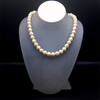 Natural Freshwater Pearl 10mm Cream Color Classic Pearl Necklace Jewelry