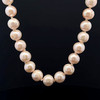 Natural Freshwater Pearl 9mm Cream Color Classic Design Necklace Jewelry