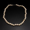 Natural Freshwater Pearl 9mm Cream Color Classic Design Necklace Jewelry