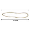 Natural Freshwater Pearl 7mm White Color Simple Elegant Necklace Jewelry