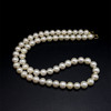 Natural Freshwater Pearl 7mm White Color Simple Elegant Necklace Jewelry