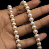Natural Freshwater Pearl 7mm White Color Pure Pearl Necklace Jewelry