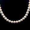 Freshwater Pearl 7mm White Color Glossy Shine Necklace Jewelry